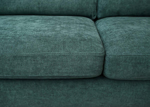 Sofa-Garnitur Ecksofa L-Form links/rechts 84x229x140cm grau-grün