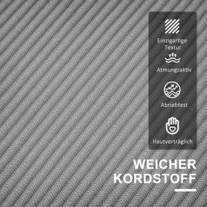 Sofa Zweisitzer mit Stauraum und Holzbeinen hellgrau
