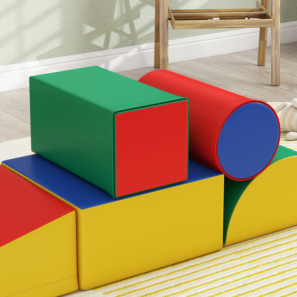 Softbausteine Kletterspielzeug für Kinder aus Schaumstoff mehrfarbig