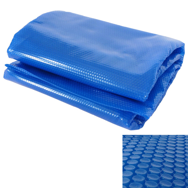 Solar Poolabdeckung 10x5m Blau – Wärmeschutz Abdeckplane 200µm