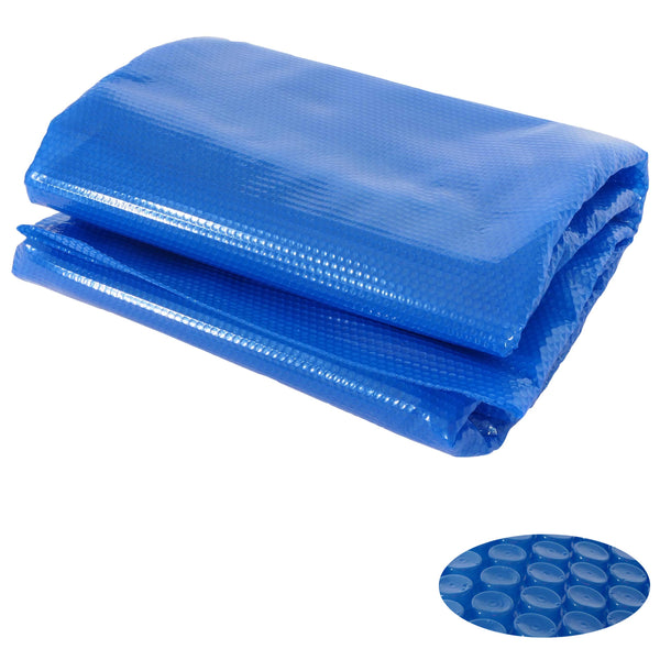 Solar Poolabdeckung oval 7,31x3,65m blau, 400µm Wärmeplane
