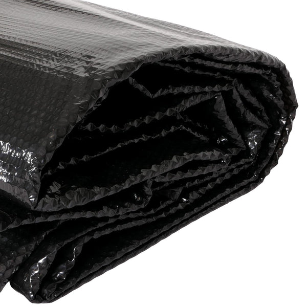 Schwarze Solar Poolabdeckung 6x4m, 400µm, rechteckig, Wärmeschutz