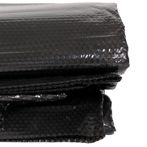 Schwarze Solar Poolabdeckung 6x4m, 400µm, rechteckig, Wärmeschutz
