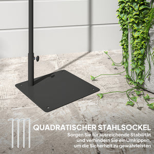 Solar Stehlampe Gartenleuchte Outdoor mit Lichtsensor Rattan Boho