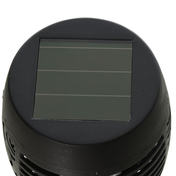 Solarleuchte 4er-Set Ø12x72cm Schwarz
