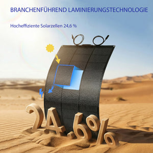 Solarpanel Solarladegerät tragbar Outdoor USB wasserdicht 100W