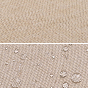 Sonnenliege Gartenliege Relaxliege Akazie Kissen creme-beige