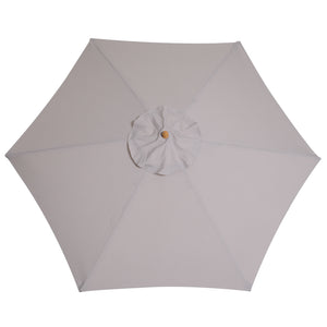 Sonnenschirm Bambus windfest für Balkon Terrasse Garten Ø 250cm