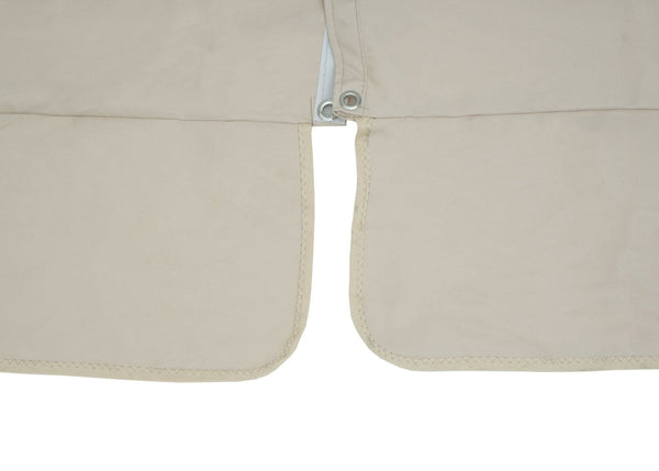 Sonnenschirm Bezug Ersatzbezug 8 Streben 3x3m Polyester mit Flap creme