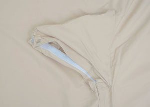 Sonnenschirm Bezug Ersatzbezug 8 Streben 3x3m Polyester mit Flap creme