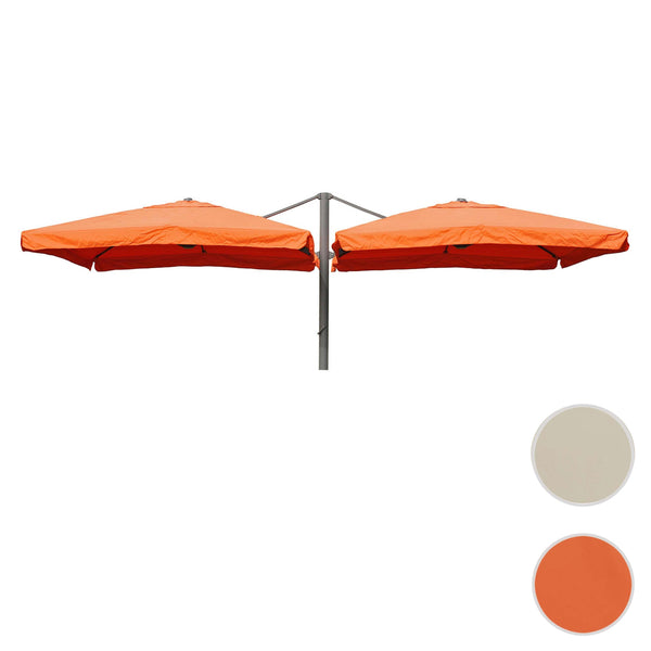 Sonnenschirm Bezug Ersatzbezug 8 Streben 3x3m Polyester mit Flap terracotta