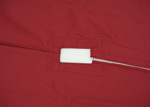 Sonnenschirm Bezug Ersatzbezug 8 Streben rund Ø3m Polyester bordeaux