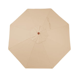 Ersatzbezug Sonnenschirm rund Polyester Gastronomie 4m creme