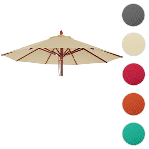 Ersatzbezug Sonnenschirm rund Polyester Gastronomie 4m creme