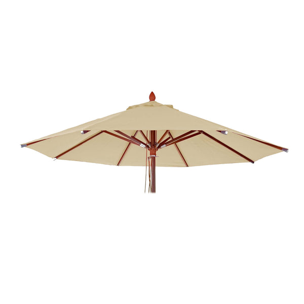 Ersatzbezug Sonnenschirm rund Polyester Gastronomie 4m creme
