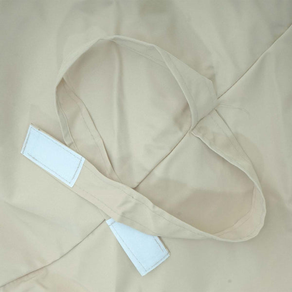Ersatzbezug Sonnenschirm Volant Polyester Gastronomie 5m creme