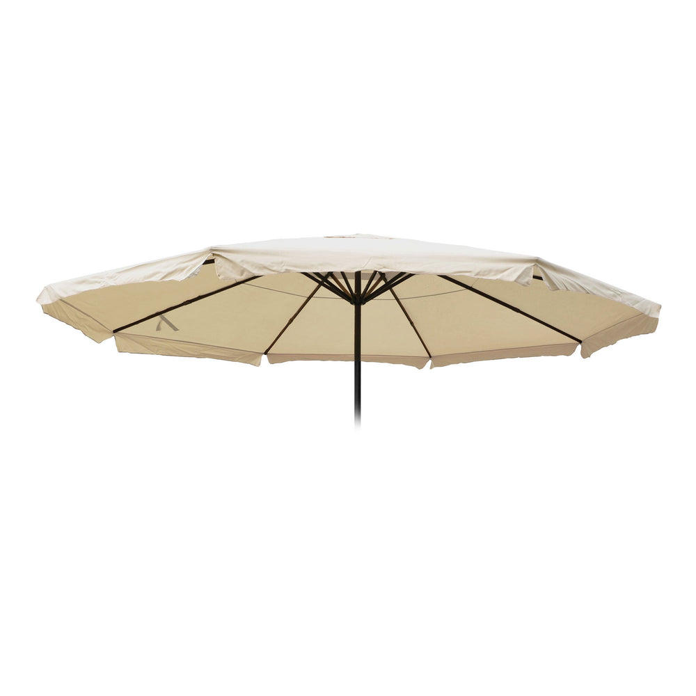 Ersatzbezug Sonnenschirm Volant Polyester Gastronomie 5m creme