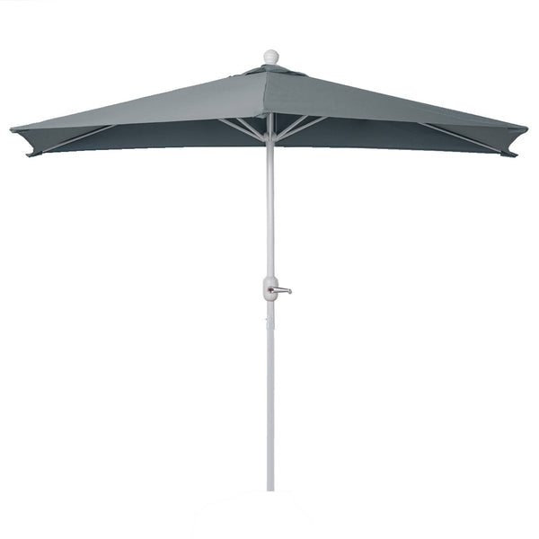 Sonnenschirm halbrund Balkonschirm UV50+ 300cm anthrazit ohne Ständer