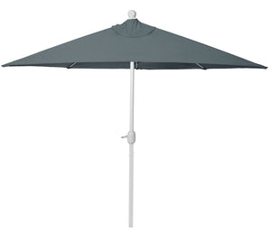 Sonnenschirm halbrund Balkonschirm UV50+ 300cm anthrazit ohne Ständer