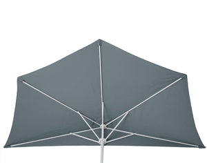 Sonnenschirm halbrund Balkonschirm UV50+ 300cm anthrazit ohne Ständer