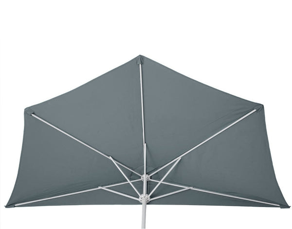 Sonnenschirm halbrund Balkonschirm UV50+ 300cm anthrazit ohne Ständer