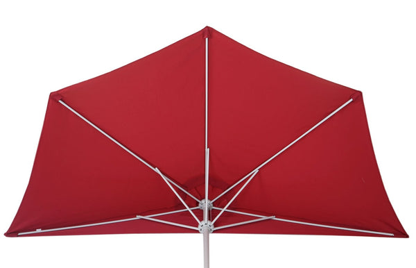 Sonnenschirm halbrund Balkonschirm UV50+ 300cm bordeaux ohne Ständer