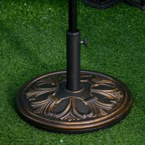 Sonnenschirmständer für Garten Balkon bis 48mm 13kg antik bronze