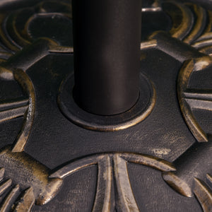 Sonnenschirmständer für Garten Balkon bis 48mm 13kg antik bronze