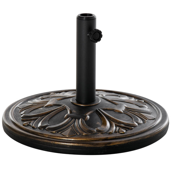 Sonnenschirmständer für Garten Balkon bis 48mm 13kg antik bronze