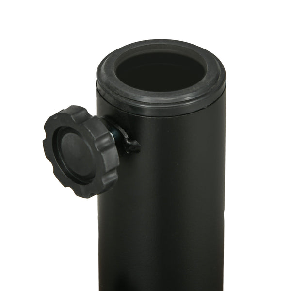 Sonnenschirmständer 29kg Rattanoptik HDPE Schwarz