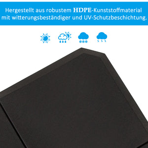Sonnenschirmständer 4 Elemente bis 120kg 100x100x95cm