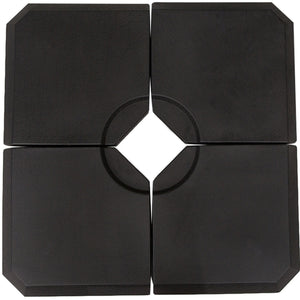 Sonnenschirmständer 4 Elemente bis 120kg 100x100x95cm