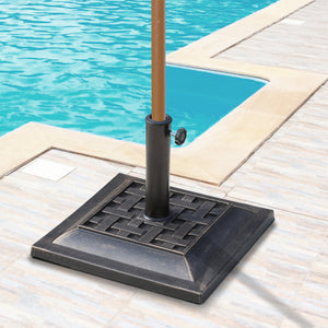 Sonnenschirmständer für Garten und Balkon 9kg Bronze