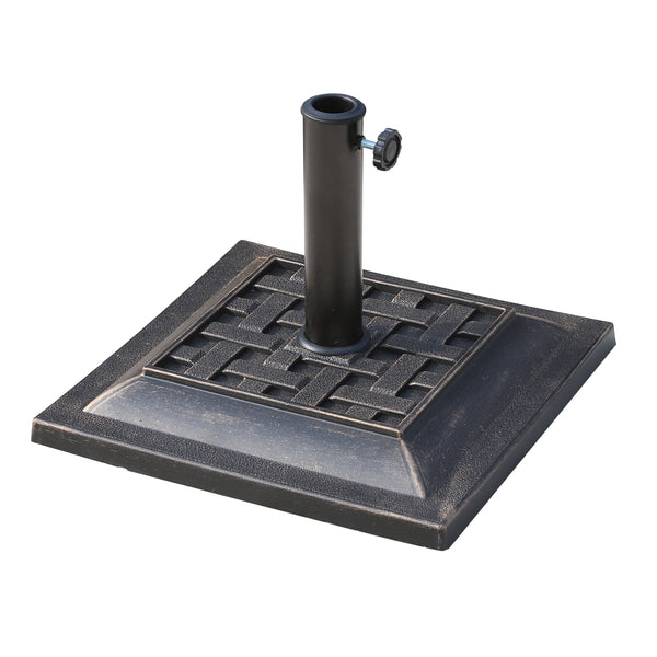 Sonnenschirmständer für Garten und Balkon 9kg Bronze
