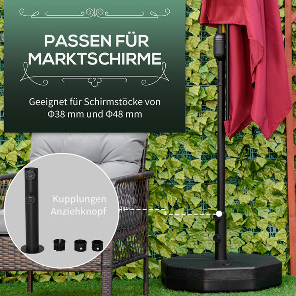Sonnenschirmständer befüllbar stabiler Fuss Ø60cm