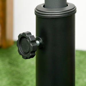 Sonnenschirmständer Kunstharz 19kg Ø32-48mm Schwarz