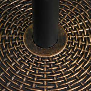 Sonnenschirmständer Rattanoptik für Garten und Terrasse 25kg