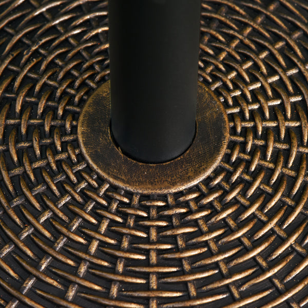 Sonnenschirmständer Rattanoptik für Garten und Terrasse 25kg