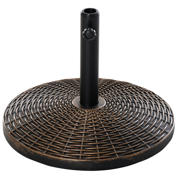 Sonnenschirmständer Rattanoptik für Garten und Terrasse 25kg