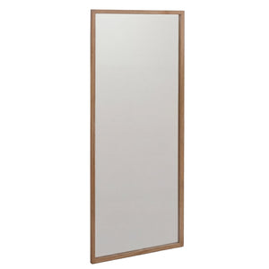 Spiegel Wandspiegel Garderobenspiegel 120x50x2cm Massivholz Eiche