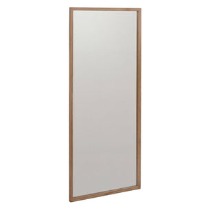 Spiegel Wandspiegel Garderobenspiegel 120x50x2cm Massivholz Eiche