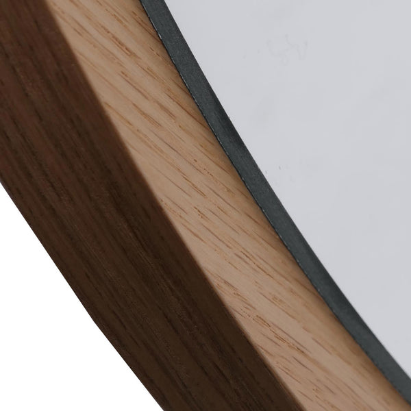 Spiegel Wandspiegel Garderobenspiegel Massivholz 40cm Eiche
