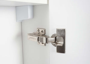 Spiegelschrank Badschrank Hängeschrank 6 Regalböden 70x80x16cm Hochglanz weiss