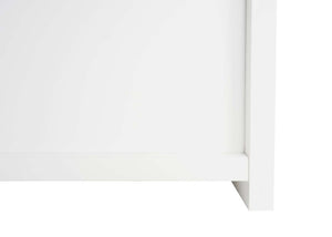 Spiegelschrank Badschrank Hängeschrank 6 Regalböden 70x80x16cm Hochglanz weiss