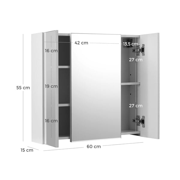 Armoire de salle de bain avec miroir