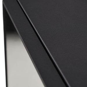 Spiegelschrank Modern 3 Schichten platzsparend Schwarz