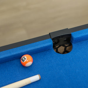 Spieletisch für Kinder 5-in-1 Billard Tischtennis Hockey Basketball