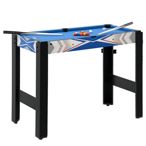 Spieletisch für Kinder 5-in-1 Billard Tischtennis Hockey Basketball