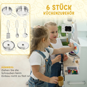 Kinderküche Spielküche mit Sound Ofen Spüle und Zubehör ab 3 Jahren