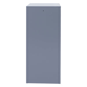 Stahl Schliessfachschrank 2-türig grau 90x38x45cm Spind